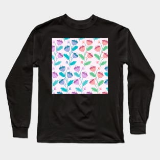 Tulip flower pattern Long Sleeve T-Shirt